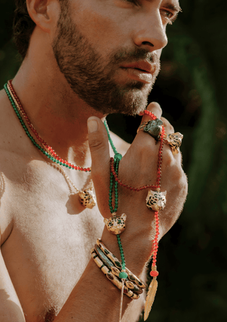 Extinction - Gold Gemstone Necklaces – luxury handcrafted jewellery by Amanda Marcucci, Florence.
