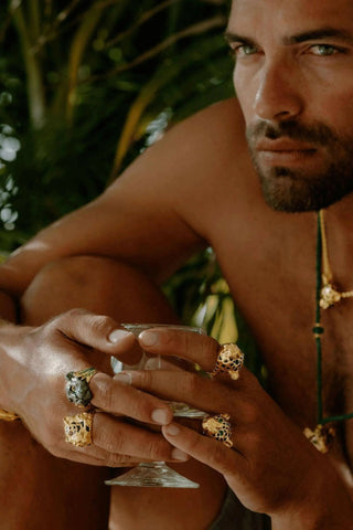 Black Panther Ring – handcrafted Italian jewellery by Amanda Marcucci, Florence.