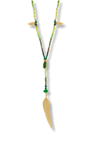 Emerald Forest Necklace – handcrafted Italian jewellery by Amanda Marcucci, Florence.