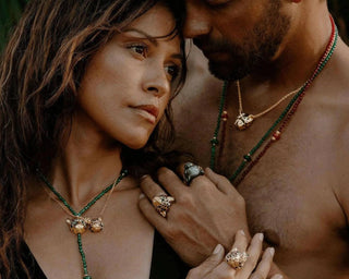 Large Gold Jaguar Ring – handcrafted Italian jewellery by Amanda Marcucci, Florence.