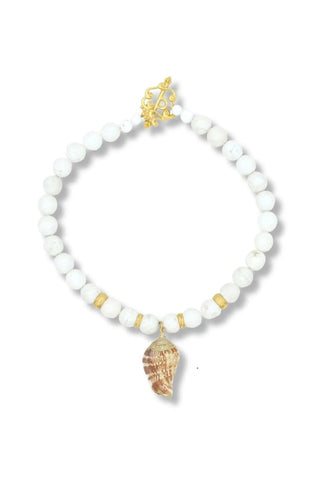 White Shell Collar – handcrafted Italian jewellery by Amanda Marcucci, Florence.
